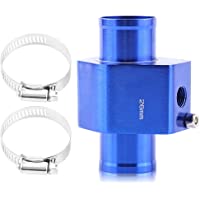 VGEBY Temperatura del agua del automóvil Temperatura Junta de tubo de la junta Sensor Radiador Manguera Adaptador Azul…
